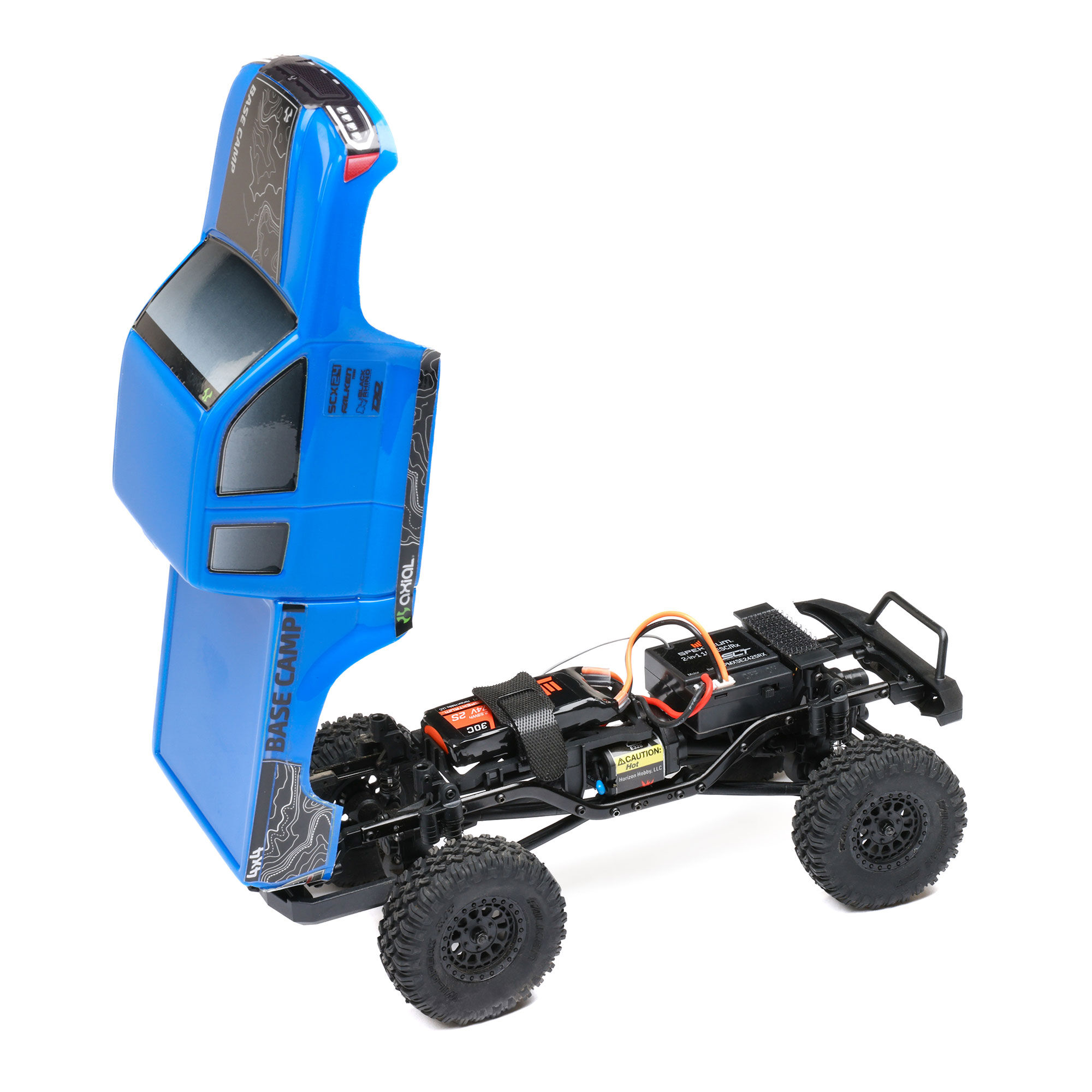 1/24 SCX24 Base Camp 4WD Rock Crawler Brushed RTR with Battery