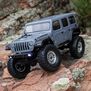 1/24 SCX24 Jeep Wrangler JLU 4X4 Rock Crawler Brushed RTR, Gray