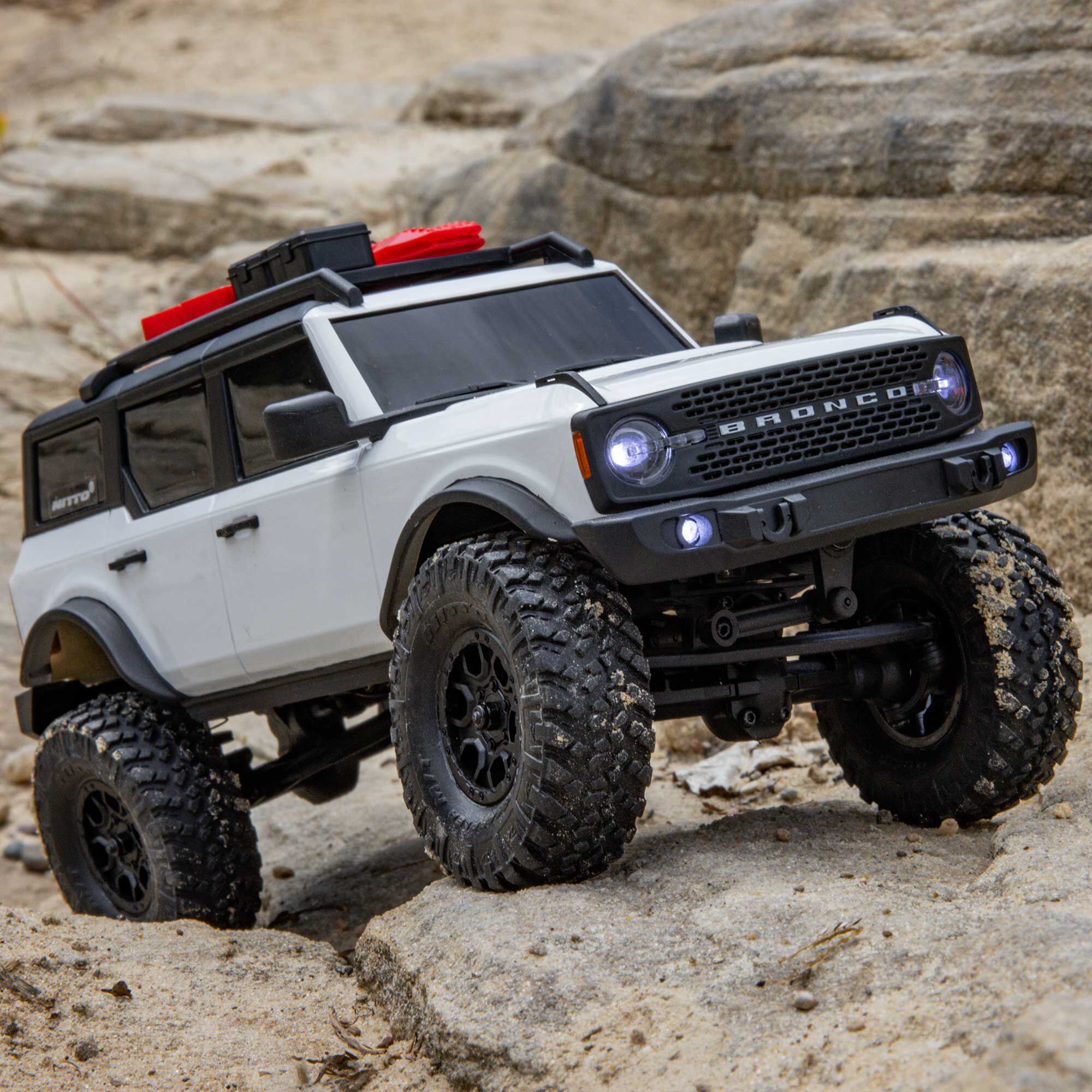 1/24 SCX24 Ford Bronco 4X4 RTR Brushed Rock Crawler (Battery