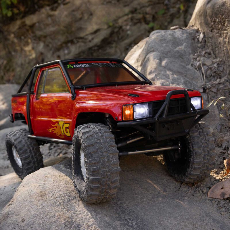 1/10 SCX10 III 1987 Toyota SR5 4X4 RTR Brushed Rock Crawler, Red
