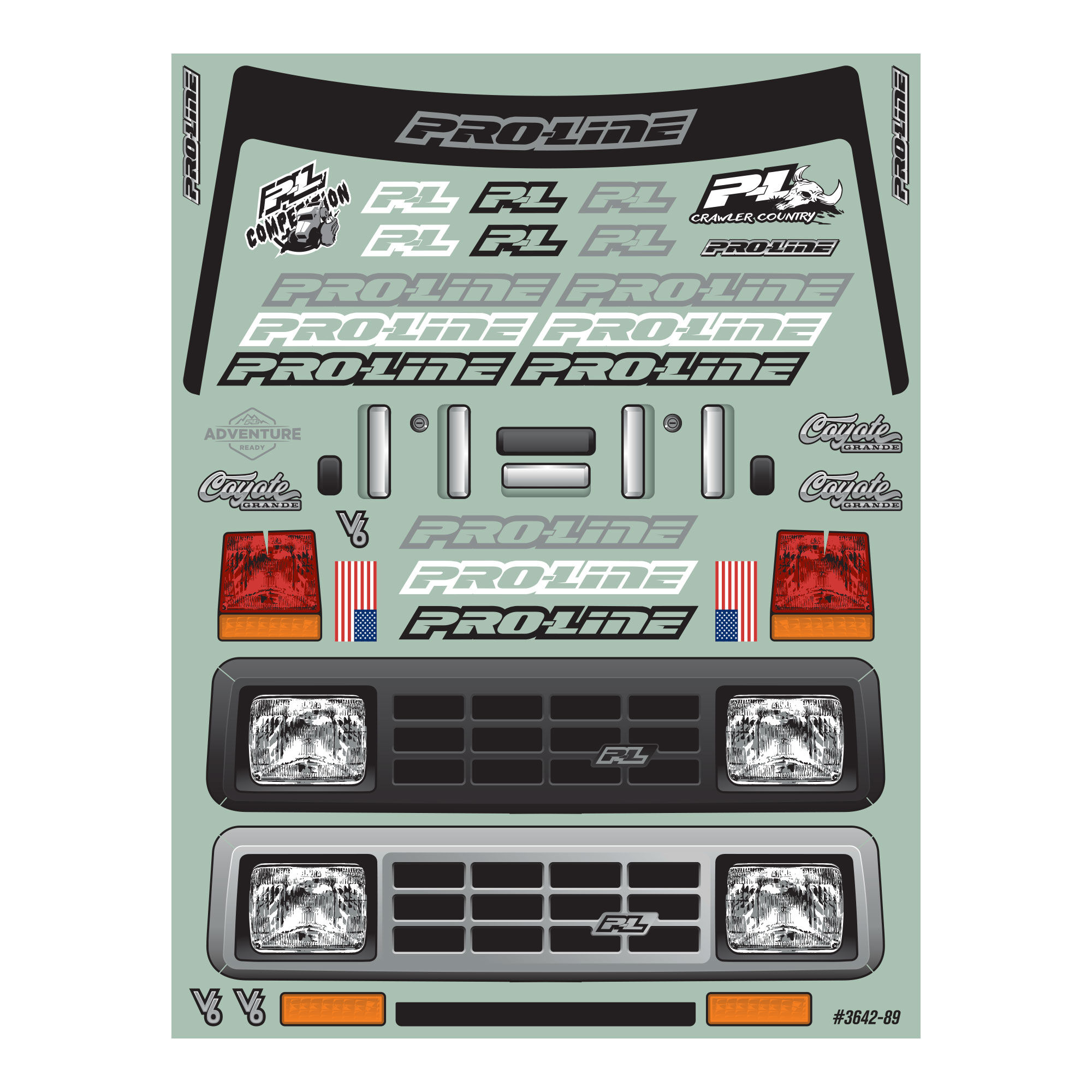 1/6 Coyote Grande Clear Body: SCX6 | Axial Adventure