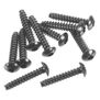 Hex Socket Tapping Button Head M3x15mm Blk(10)