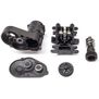 Axial 1/30 SCX30 Jeep Wrangler JLU 4X4 RTR Brushed Rock Crawler (Battery & Charger Included), White