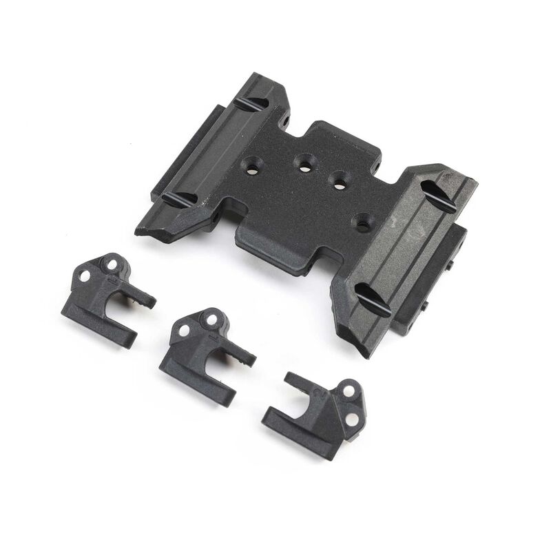 Skid Plate & Upper Link Mounts: SCX10 III Base Camp