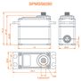 S6280 Standard Digital HV Ultra Torque High Speed Waterproof Metal Gear Surface Servo