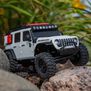 Axial 1/30 SCX30 Jeep Wrangler JLU 4X4 RTR Brushed Rock Crawler (Battery & Charger Included), White