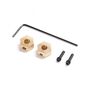 Hex Hub, Brass (2): SCX24, AX24