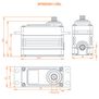 S9110BL 1/5 Digital HV High Speed Brushless Metal Gear Surface Servo