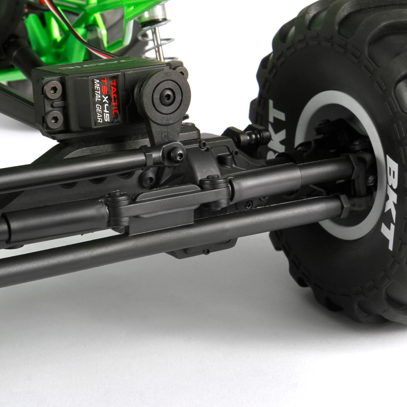 Supporto Batteria In Alluminio GPM Arancione Per Axial SMT10 Grave Digger (AX90055) - 1 Set