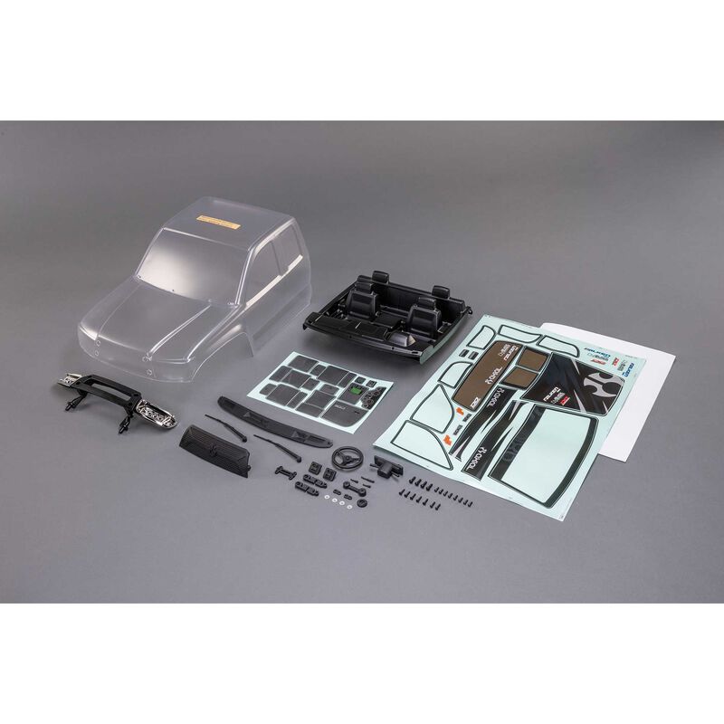 SCX6: Body & Interior Set (Clear): Trail Honcho