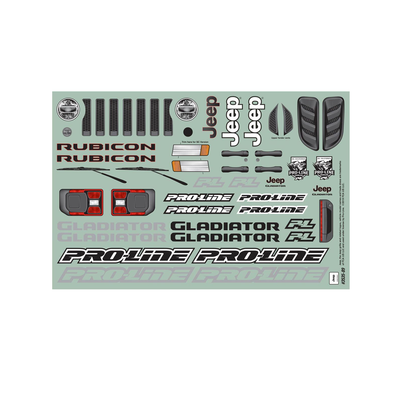 Pro-Line 2020 Jeep Gladiator 12.3