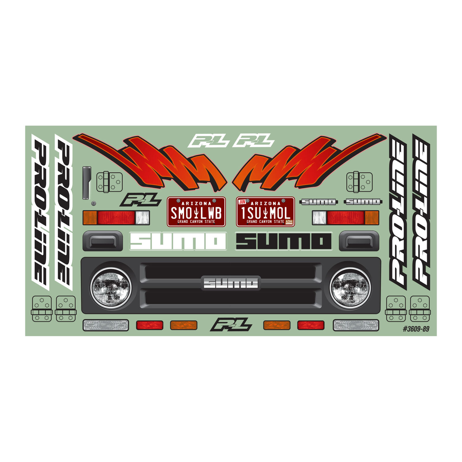 1/10 Sumo L Clear Body 12.3" (313mm) Wheelbase Crawlers