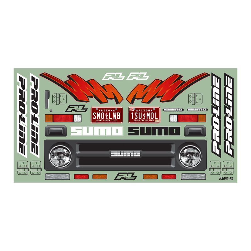 1/10 Sumo L Clear Body 12.3" (313mm) Wheelbase Crawlers