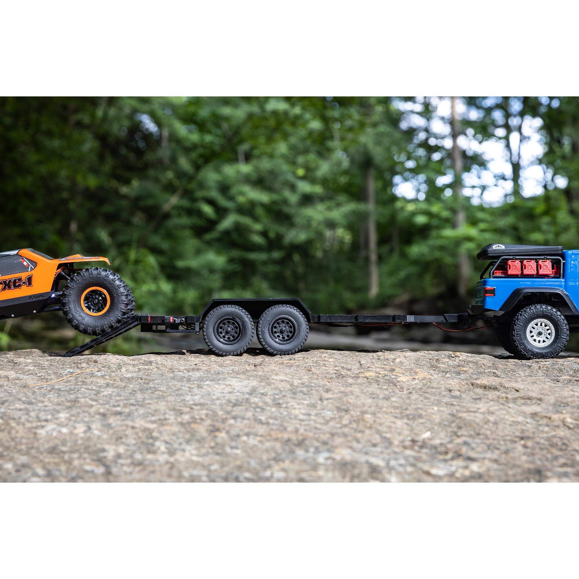 1/24 SCX24 Flat Bed Vehicle Trailer | Axial Adventure