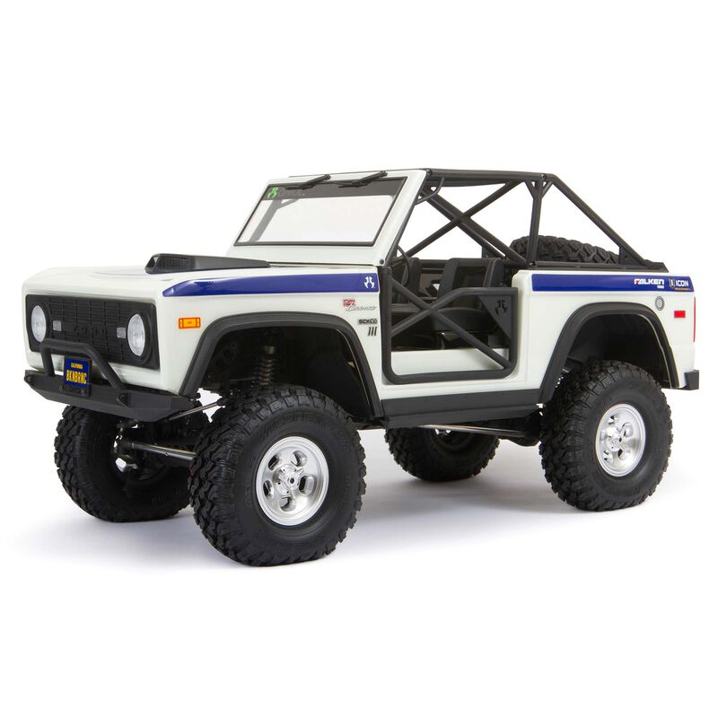 Axial 1/10 SCX10 III Early Ford Bronco 4X4 RTR, White