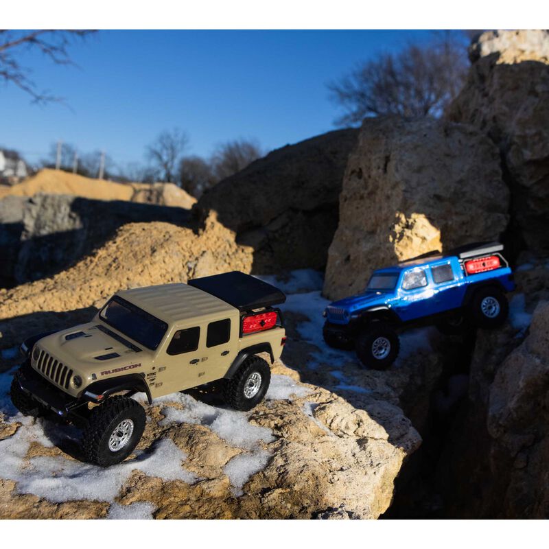 1/24 SCX24 Jeep JT Gladiator 4WD Rock Crawler Brushed RTR | Axial