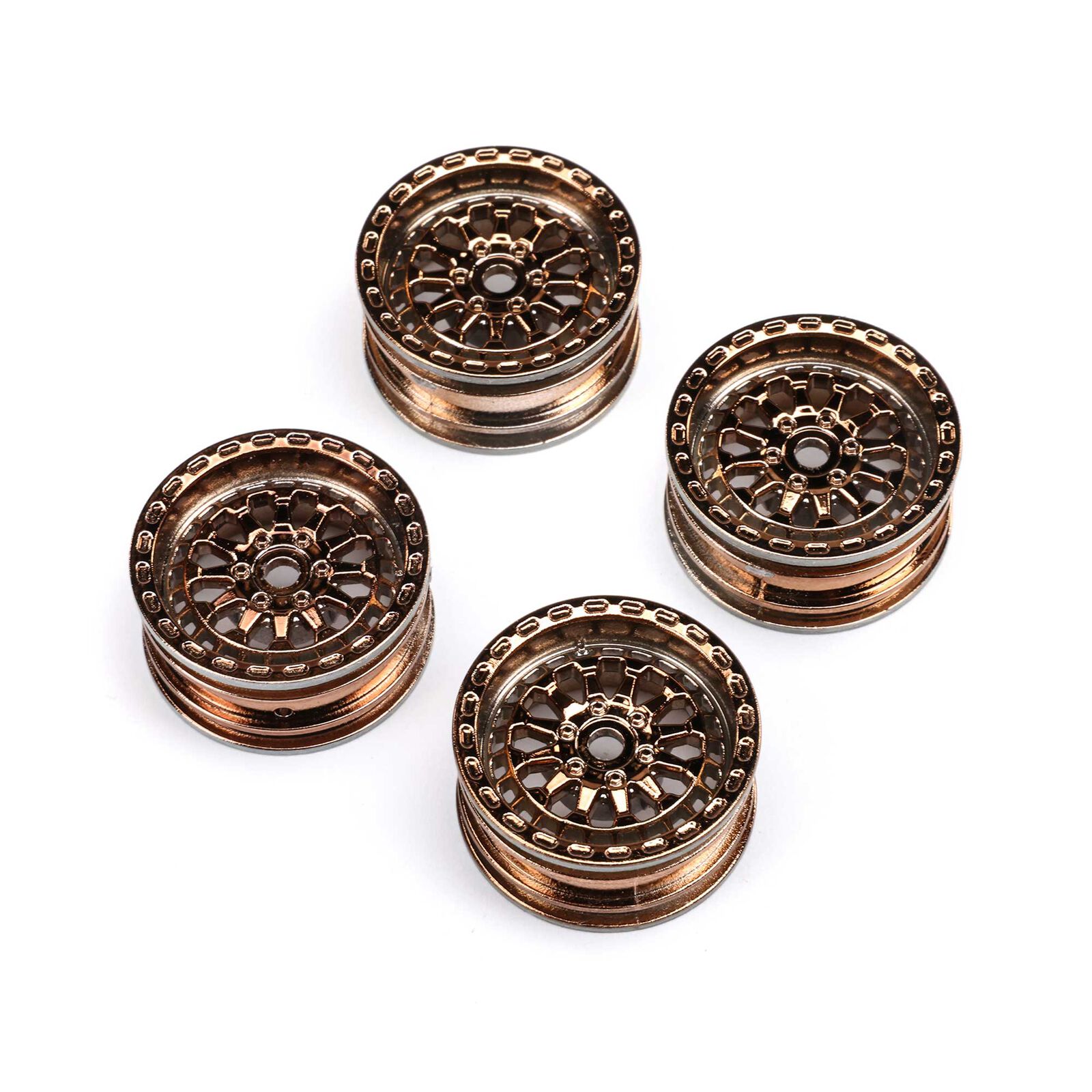 Black Rhino Wheel 1.0", 7mm Hex (4): SCX24