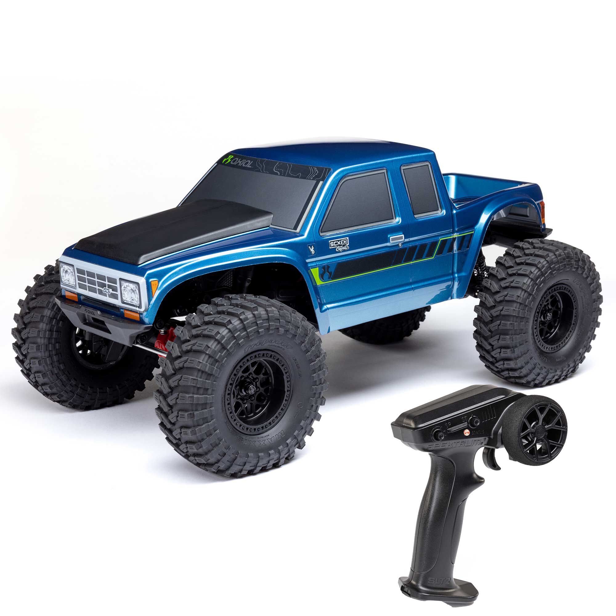 1/10 SCX10 III Coyote 4X4 RTR Brushed Rock Crawler, Silver | Axial