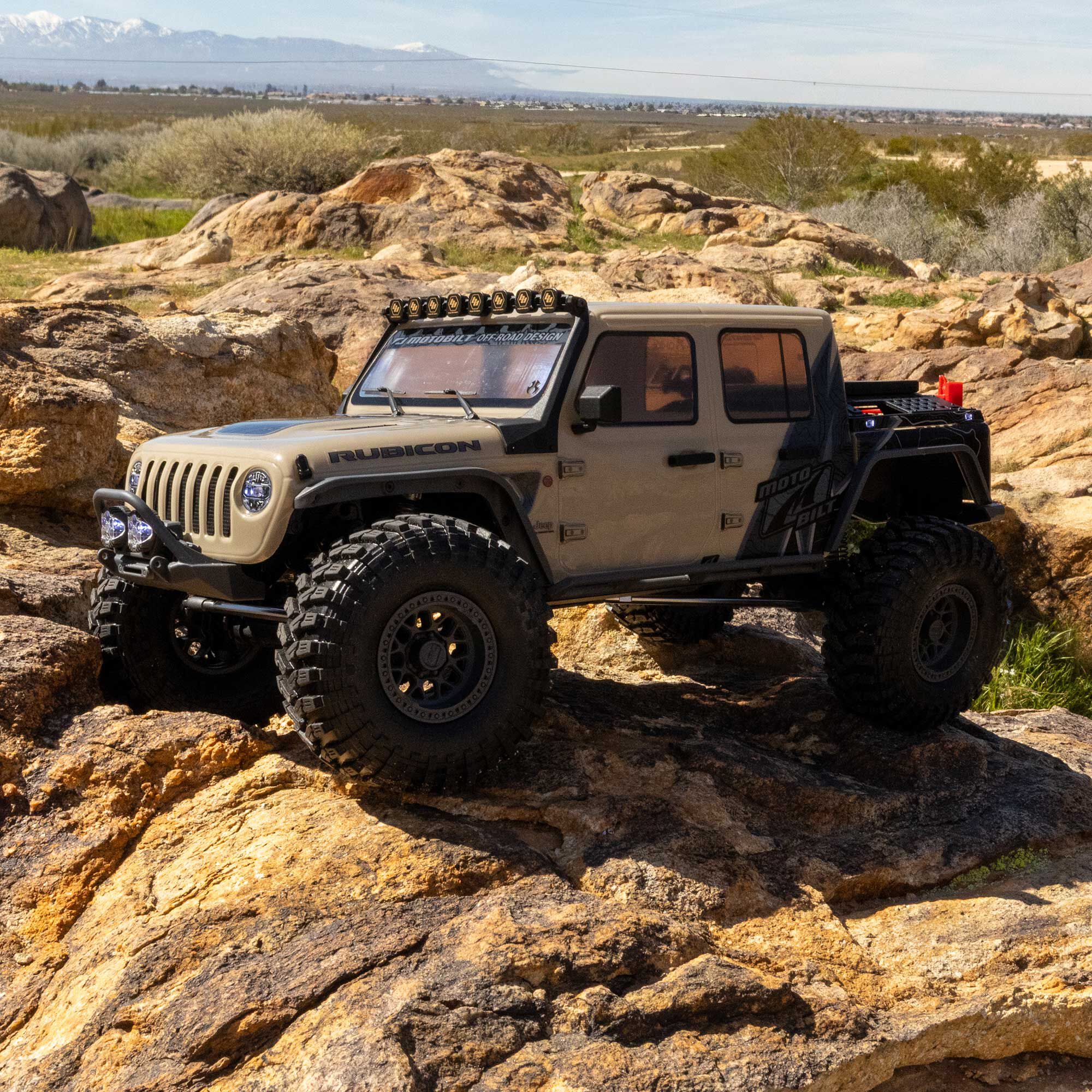 Axial 1/10 SCX10 III Motobilt Waypoint Jeep JT Gladiator 4X4 RTR