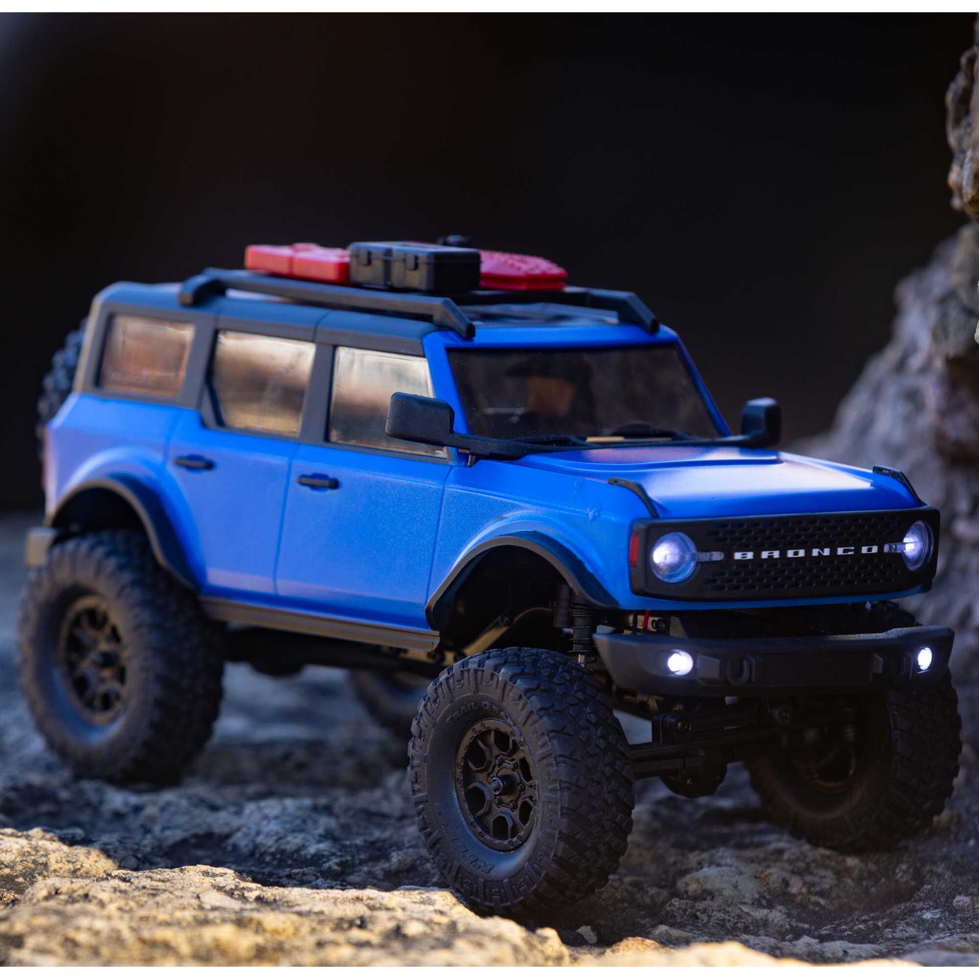 1/24 SCX24 2021 Ford Bronco 4X4 RTR Brushed Rock Crawler (Battery