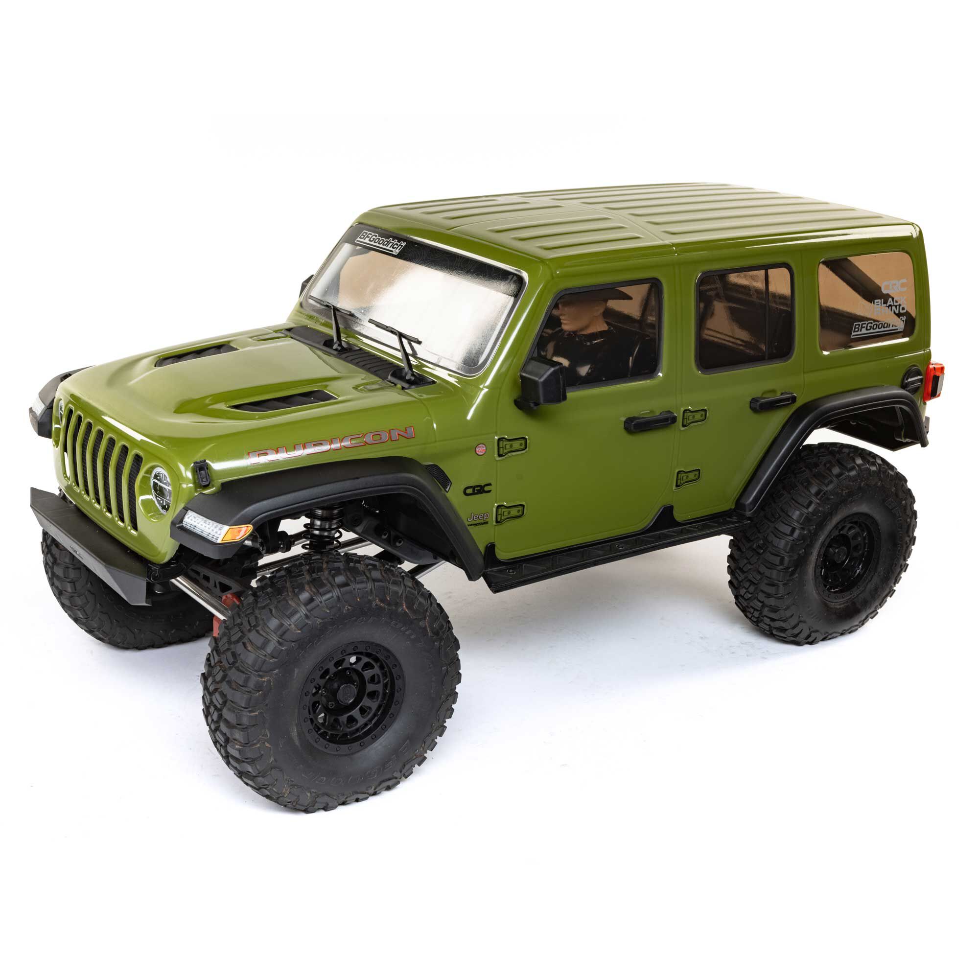 1 6 SCX6 Jeep JLU Wrangler 4X4 Rock Crawler RTR Green Axial