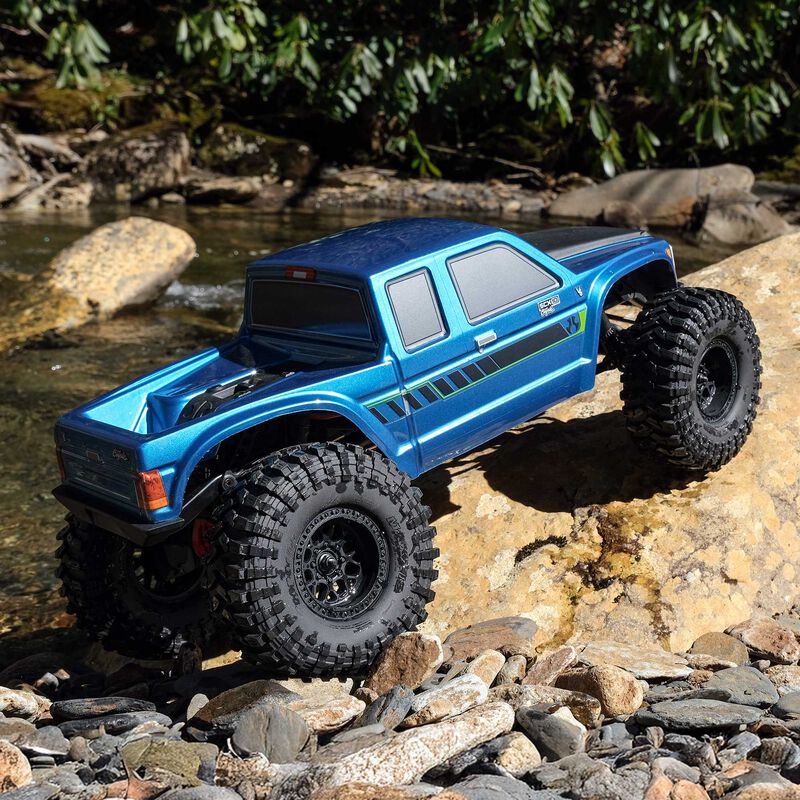 Axial 1/10 SCX10 III Coyote 4X4 RTR Brushed Rock Crawler, Blue