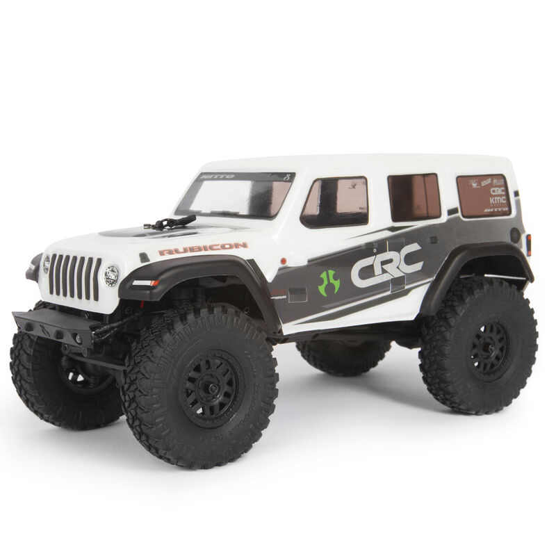 1/24 SCX24 2019 Jeep Wrangler JLU CRC 4X4 RTR Brushed Rock Crawler (Battery & Charger Included), White