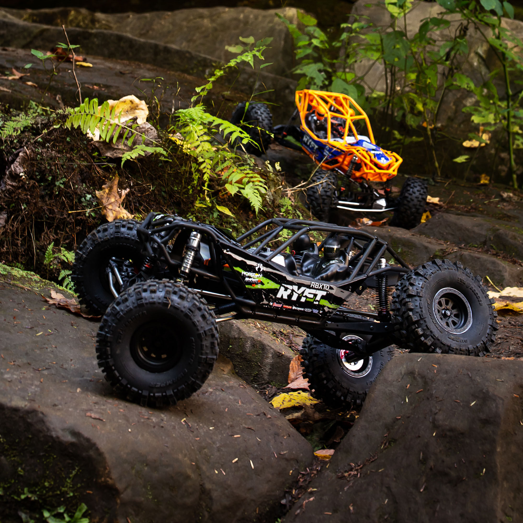 1/10 RBX10 Ryft 4X4 Brushless Rock Bouncer RTR, Black | Axial