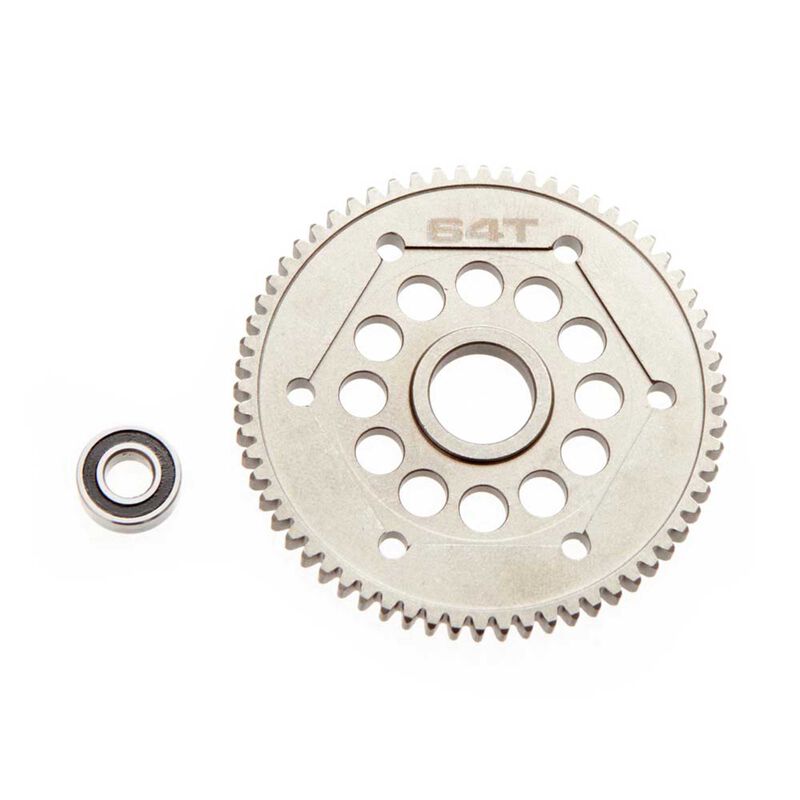 Axial Steel Spur Gear 32P 64T Yeti