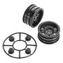 1/10 1.9 Black Rock CRC Wheels, 12mm Hex (2)