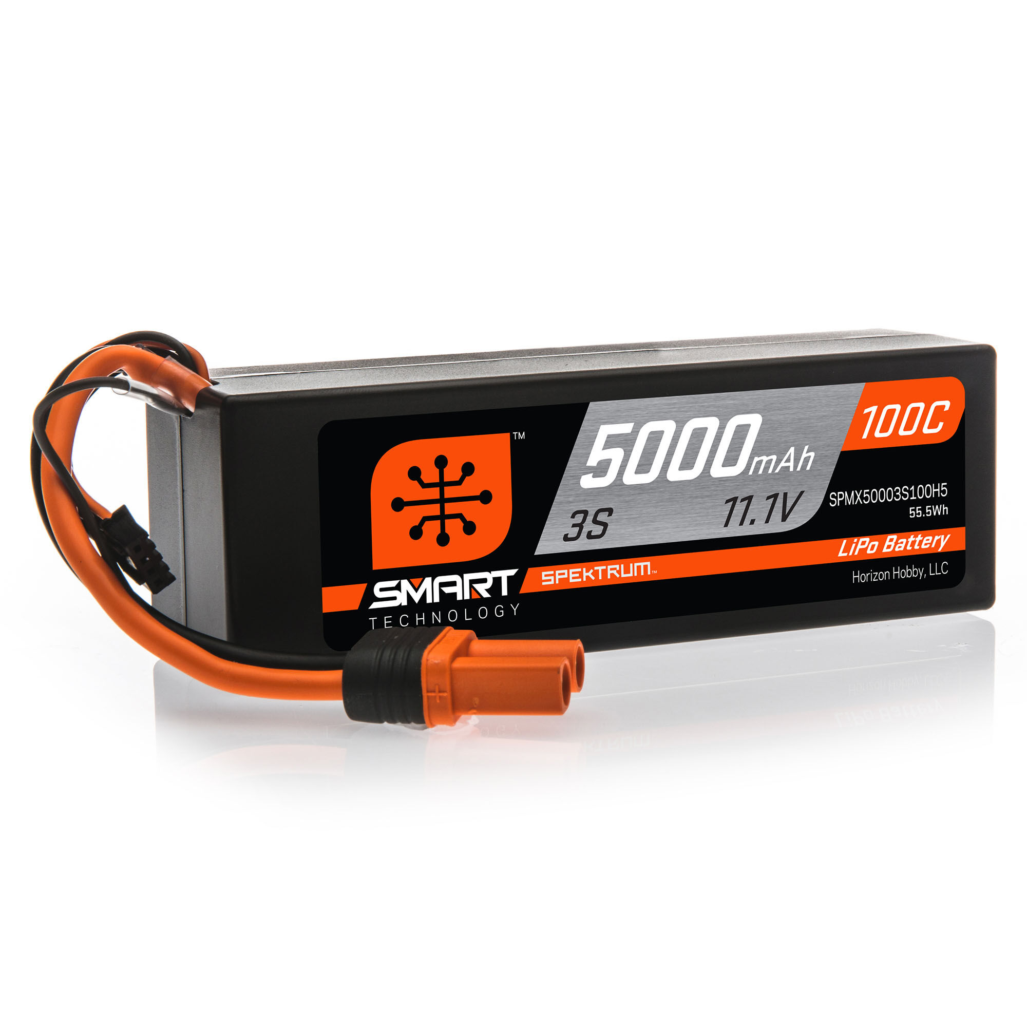 Spektrum Accessories 11.1V 5000mAh 3S 100C Smart Hardcase LiPo