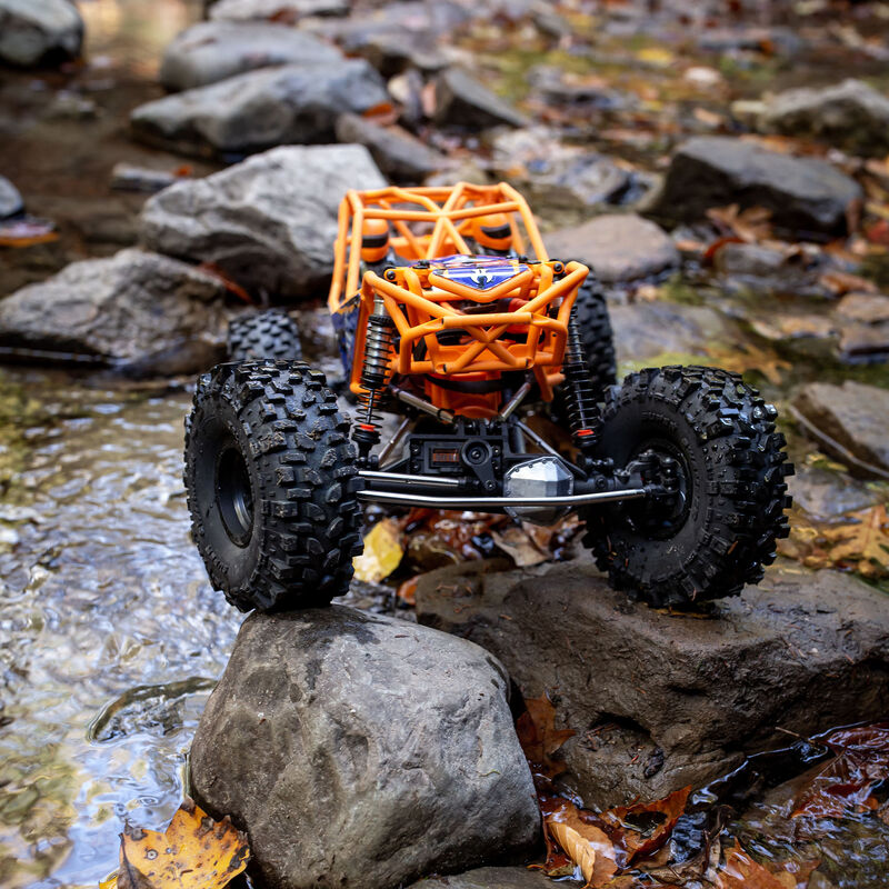 1/10 RBX10 Ryft 4X4 RTR Brushless Rock Bouncer, Orange | Axial