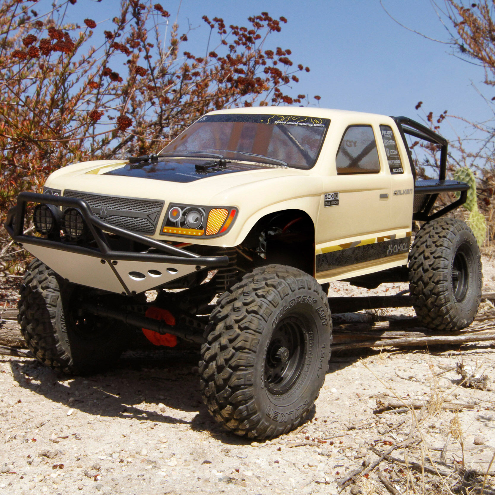 1 10 SCX10 II Trail Honcho 4WD Rock Crawler Brushed RTR Axial