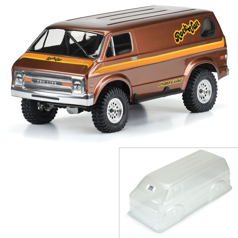 1/10 70's Rock Van Clear Body 12.3” (313mm) Wheelbase Crawlers
