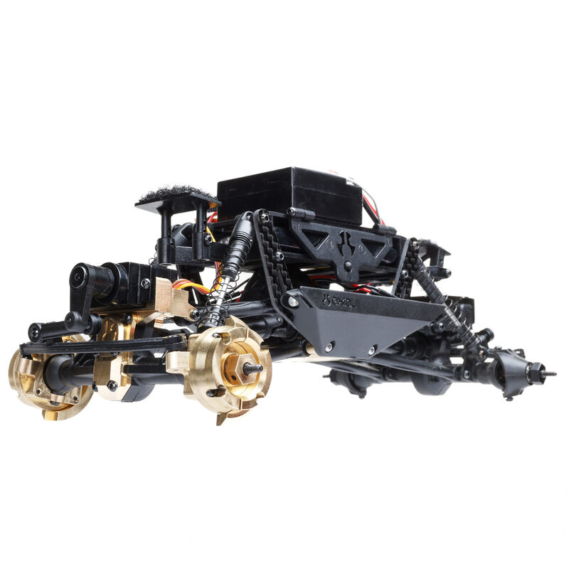 Kit Servo Sterzo NHX Per SCX24 – Con Staffa E Braccio In Alluminio, Nero