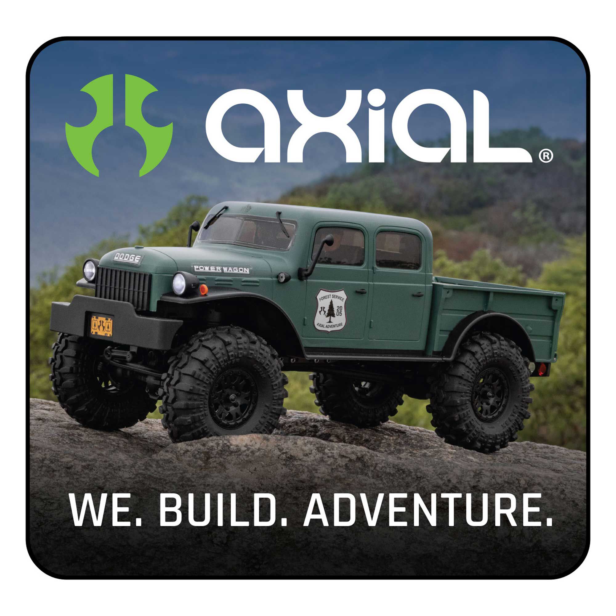 Axial We Build Adventure Sticker | Axial Adventure