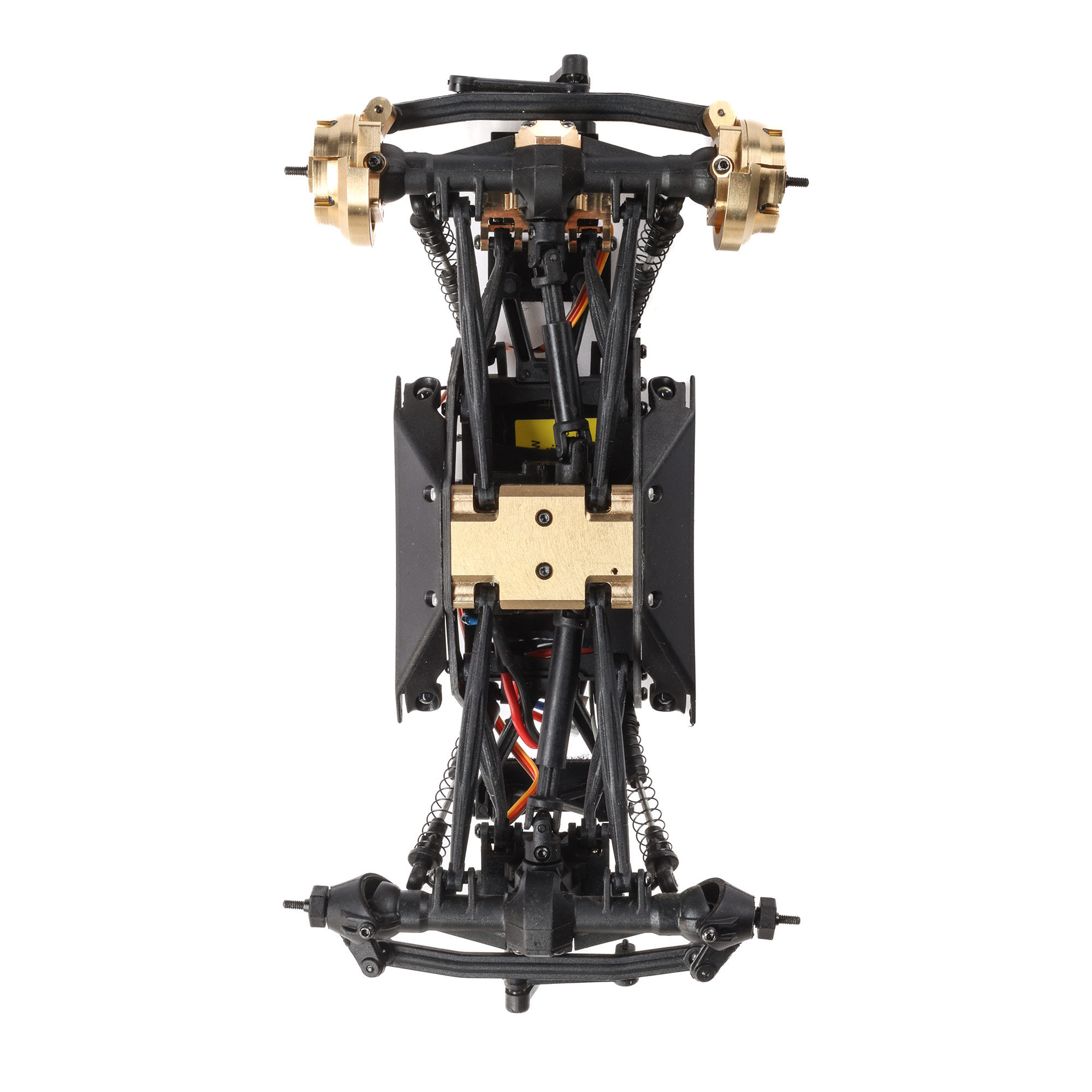 Chassis Skid Plate, Brass: AX24 | Axial Adventure