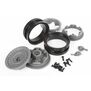1/10 MW19 1.9 Beadlock Wheels, 12mm Hex, Gray (2)