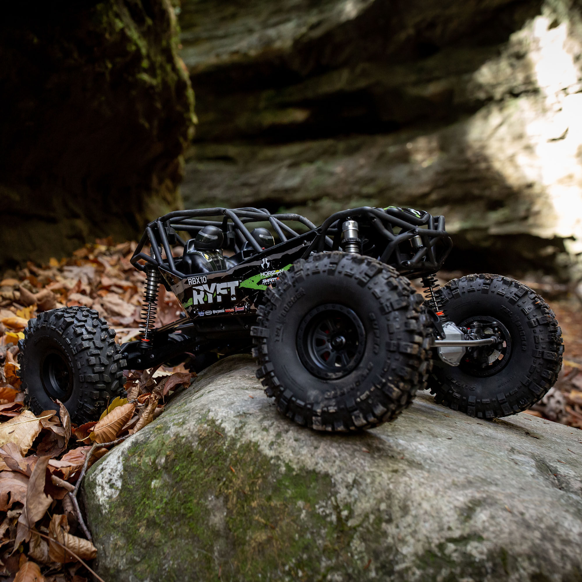 1/10 RBX10 Ryft 4X4 Brushless Rock Bouncer RTR, Black