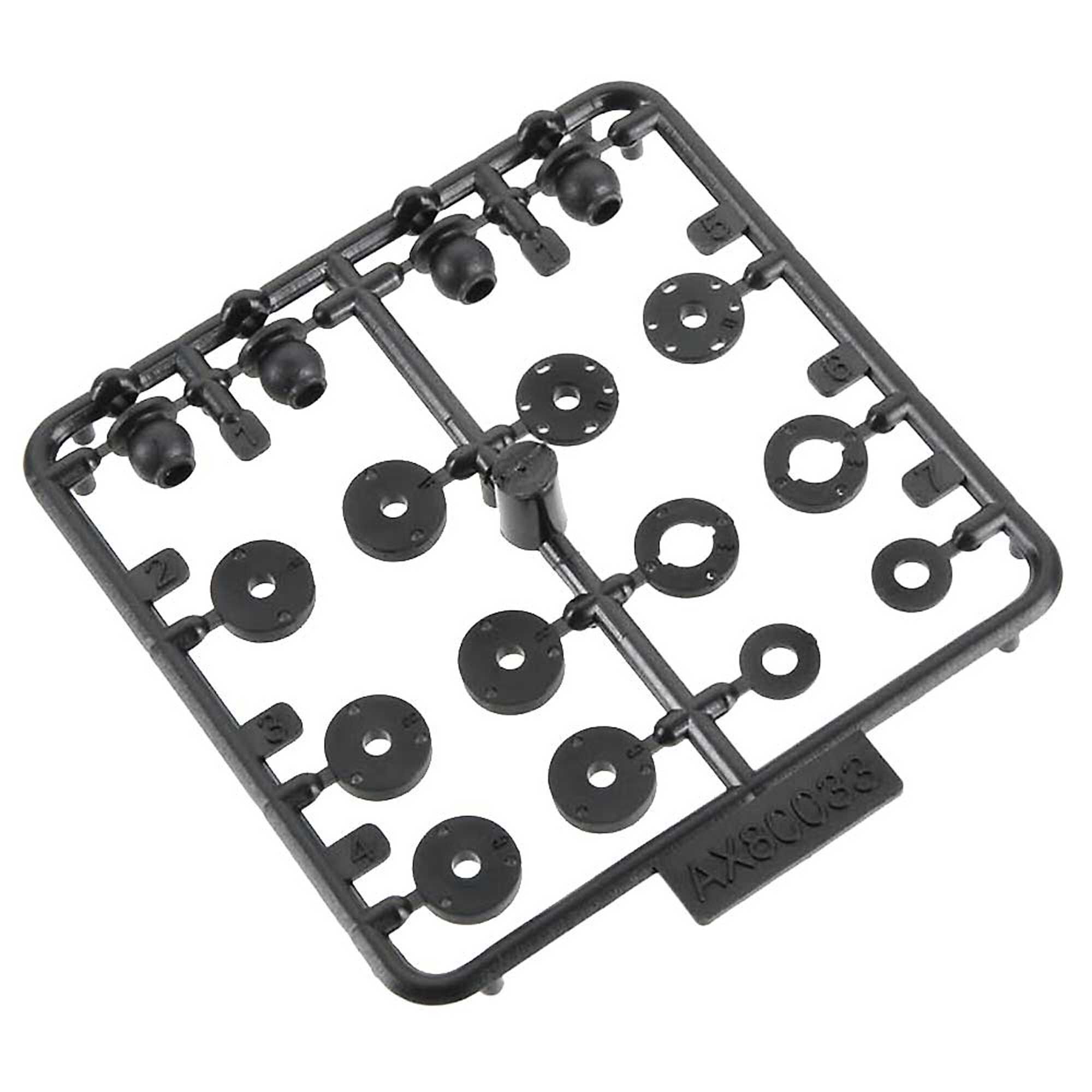 ★美品 AC ADVENTURE COMPONENTS HextremeLT★ 10mm Shock Parts Tree 1 | Axial Adventure
