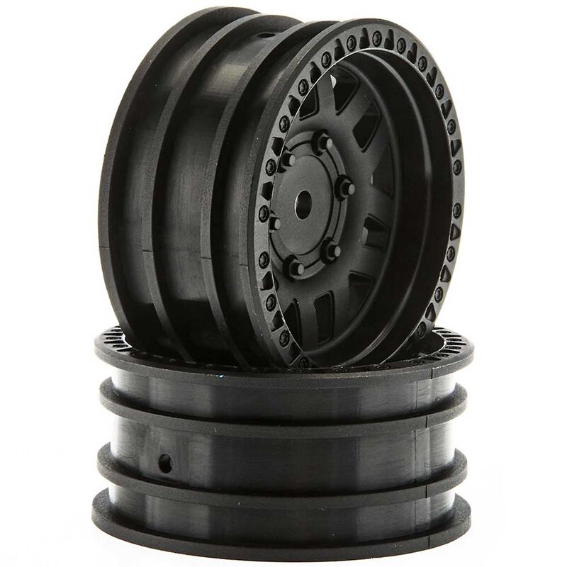 1/10 KMC XD Machete 1.9 Wheels, 12mm Hex, Black (2)