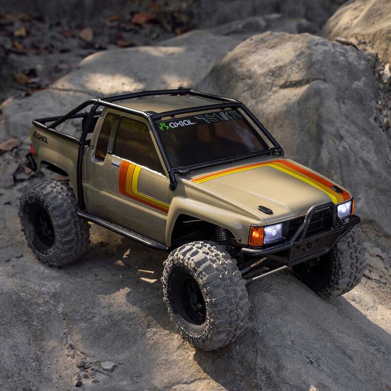 1/10 SCX10 III 1987 Toyota SR5 4X4 RTR Brushed Rock Crawler, Tan