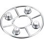 Hub Cover Set Satin Chrome (4)