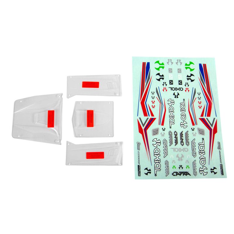 Body Panel Set, Clear: Capra 1.9 UTB