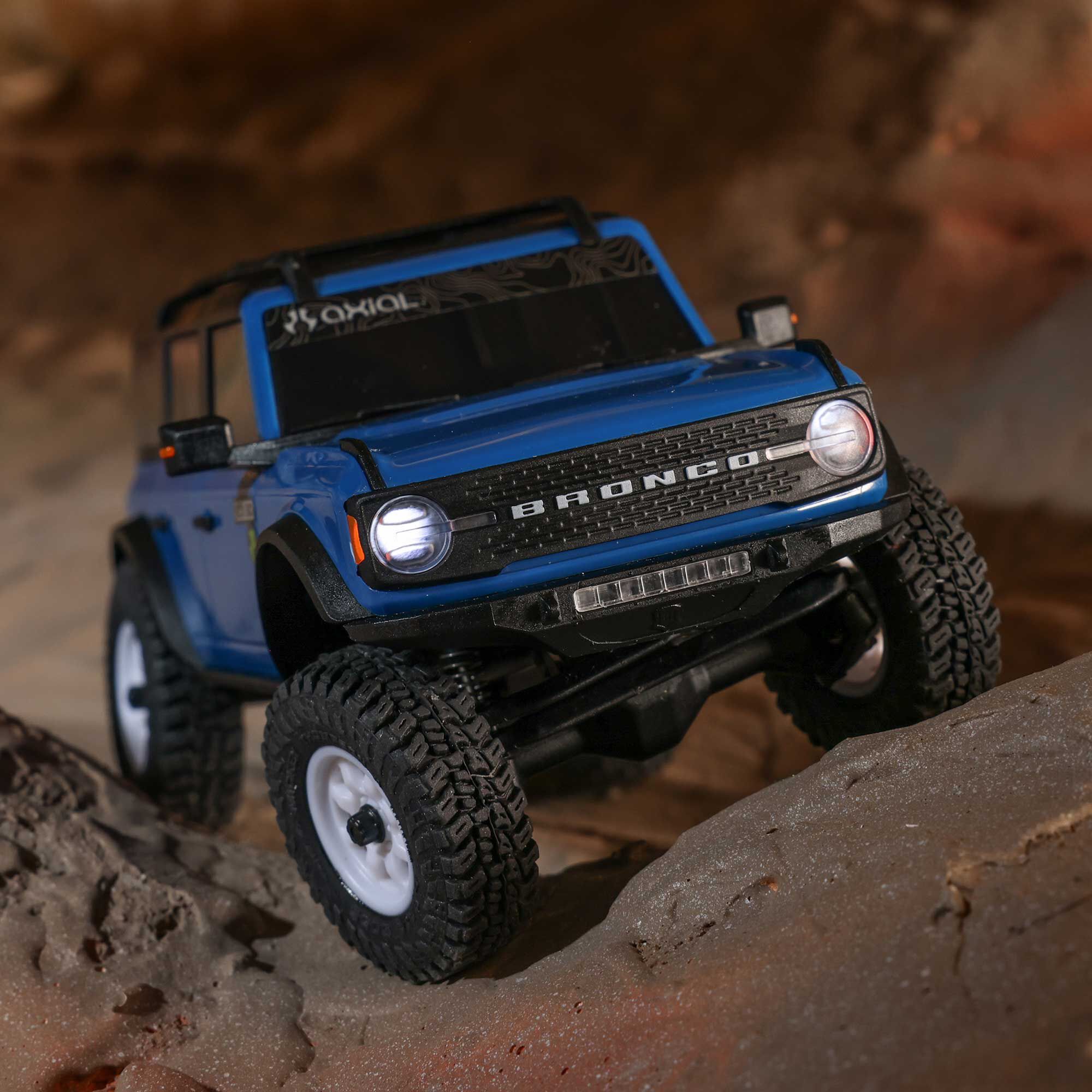1/30 SCX30 Ford Bronco 4X4 RTR Brushed Rock Crawler (Battery