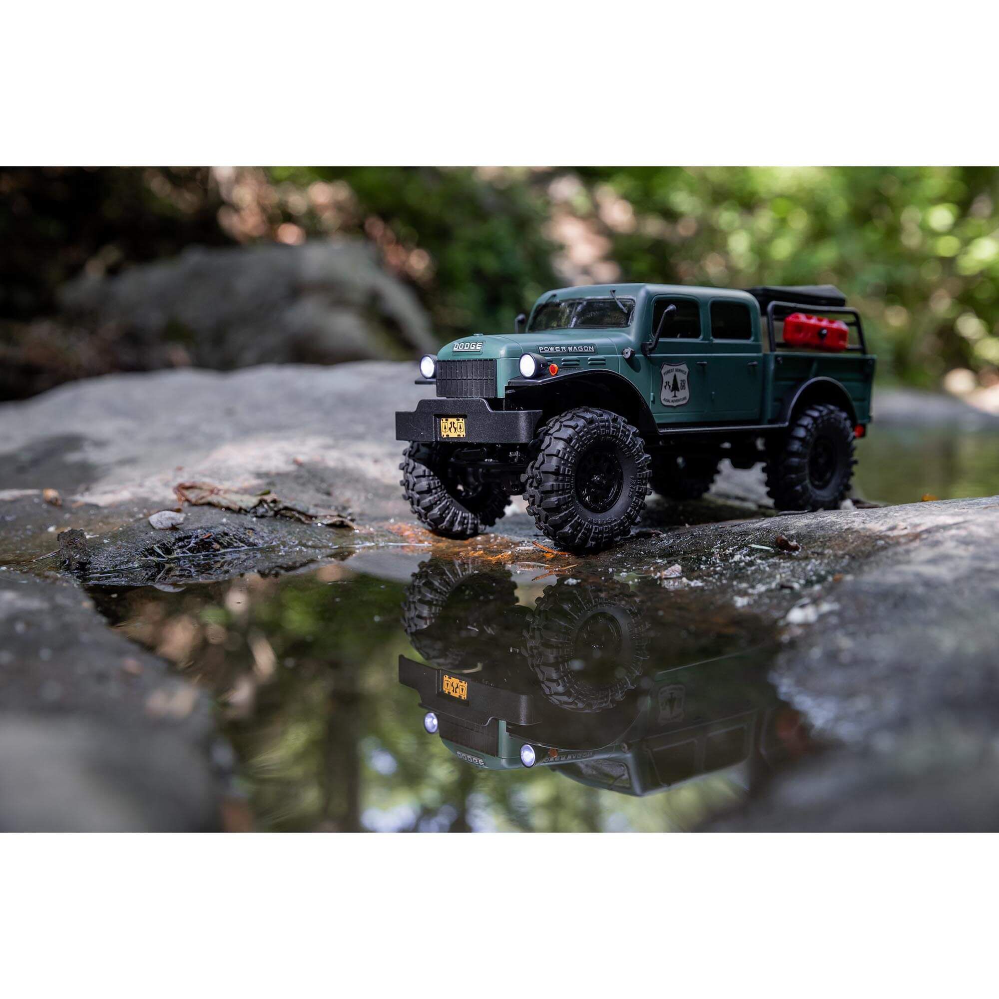 1/24 SCX24 Dodge Power Wagon 4X4 RTR Brushed Rock Crawler