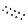 Axial Wheel Nut, Serrated, Steel: SCX30