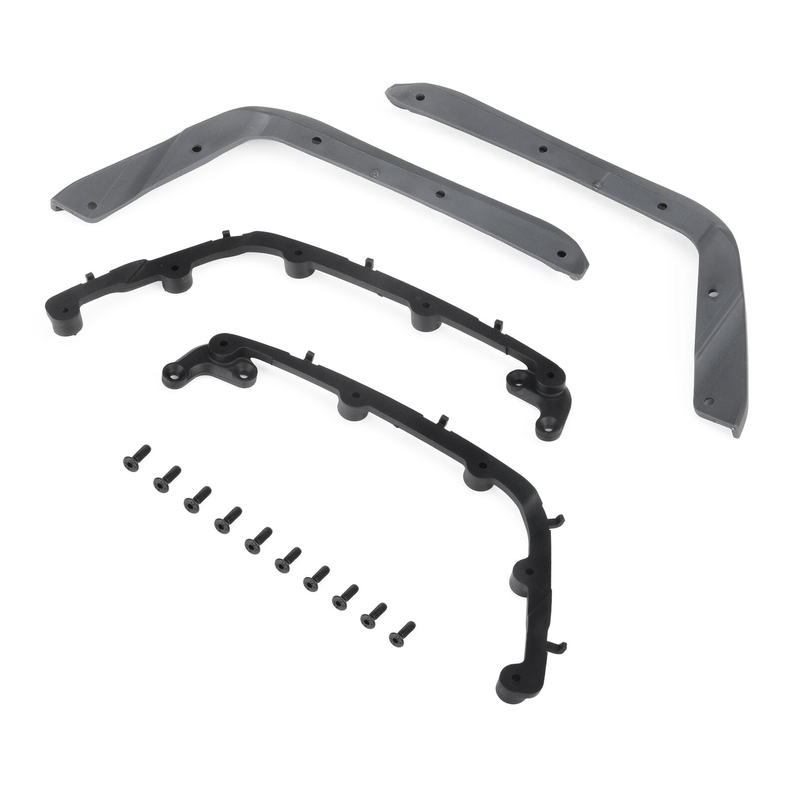 Axial Front Fenders, Gray, Jeep JT: SCX10 III MotoBilt