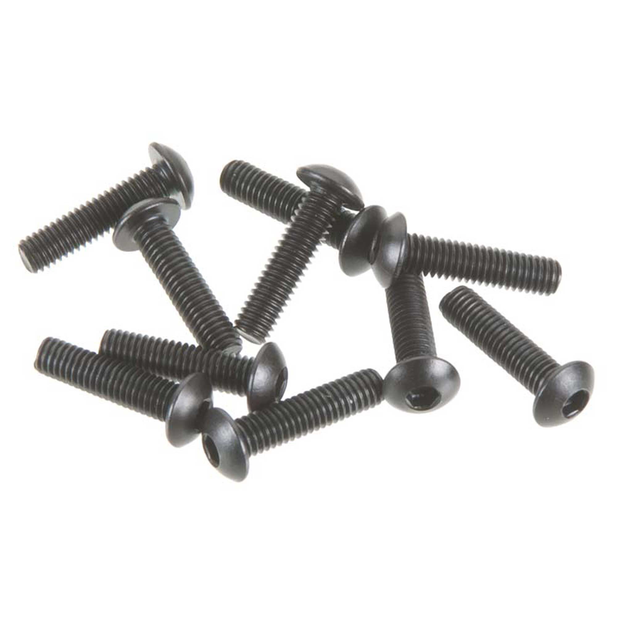 Hex Socket Button Head M3x12mm, Black (10) | Axial Adventure