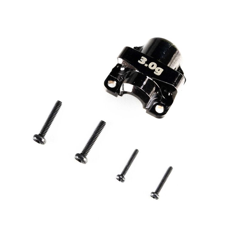 Axial Diff Cover, Front, Brass: SCX30